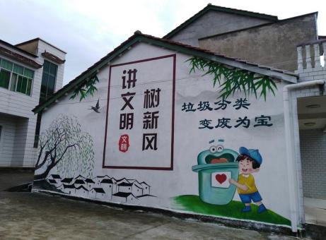 永寿墙绘是现在流行的墙体广告