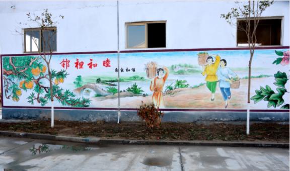 永寿乡镇文化墙 乡风文明焕发新活力