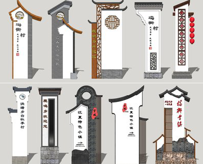 永寿美丽乡村标识标牌有哪些分类？